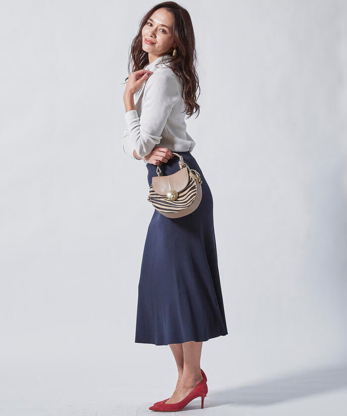Viaggio Blu 【Viaggio Blu】SUNNY14G RIB Flared Skirt