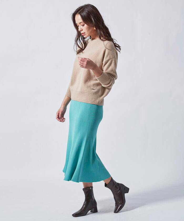 Viaggio Blu 【Viaggio Blu】SUNNY14G RIB Flared Skirt