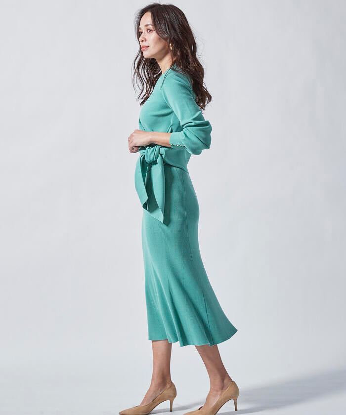 Viaggio Blu 【Viaggio Blu】SUNNY14G RIB Flared Skirt
