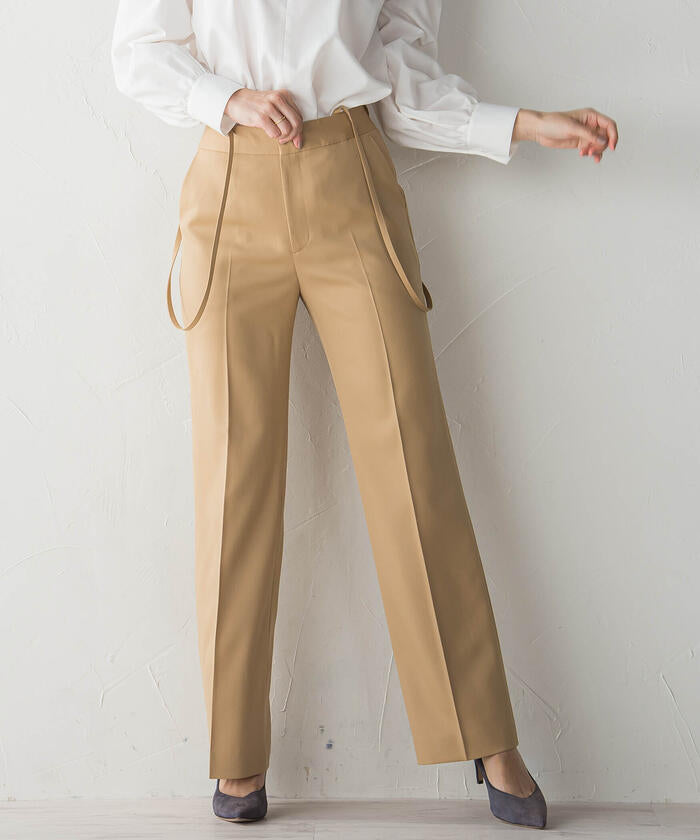 Viaggio Blu 【Viaggio Blu】 Air Forza Twill Suspender Pants