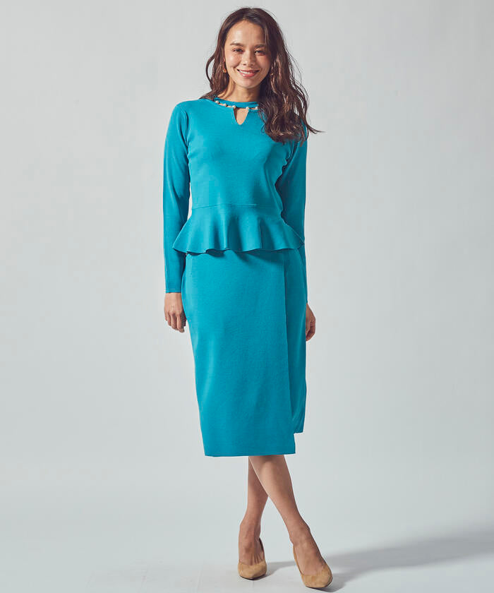 Viaggio Blu 【Plus Size】【Viaggio Blu Plus】14G Soubari Wrap Skirt