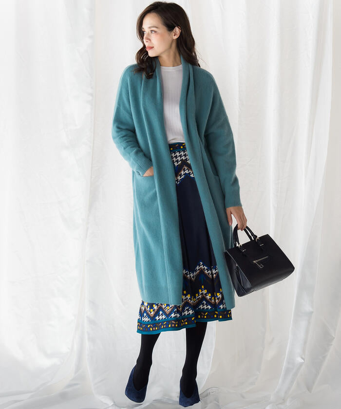 Viaggio Blu 【Viaggio Blu】Chidori Print Skirt