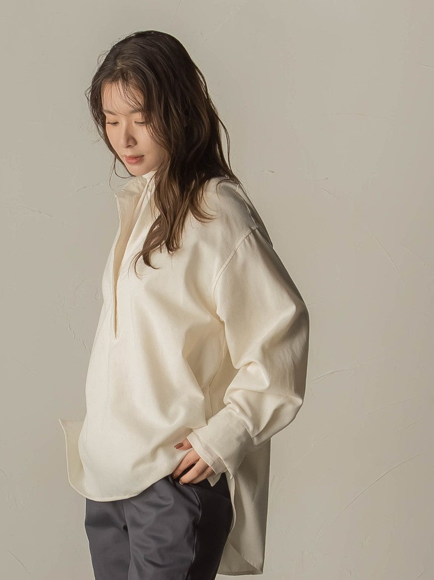ビッキー VICKY スキッパーシャツ≪手洗い可能≫ （ホワイト） ホワイト
