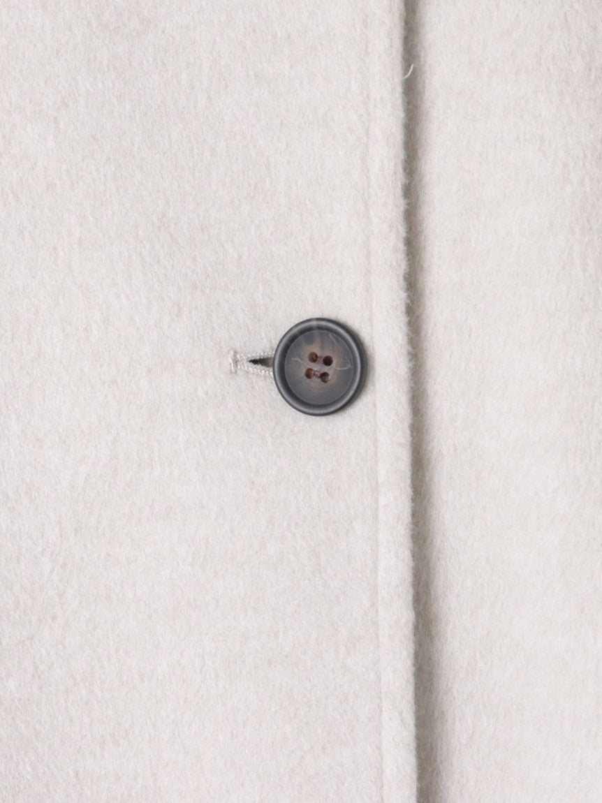 VICKY Airy Woolish Stand Collar Coat ≪Hand Washable≫