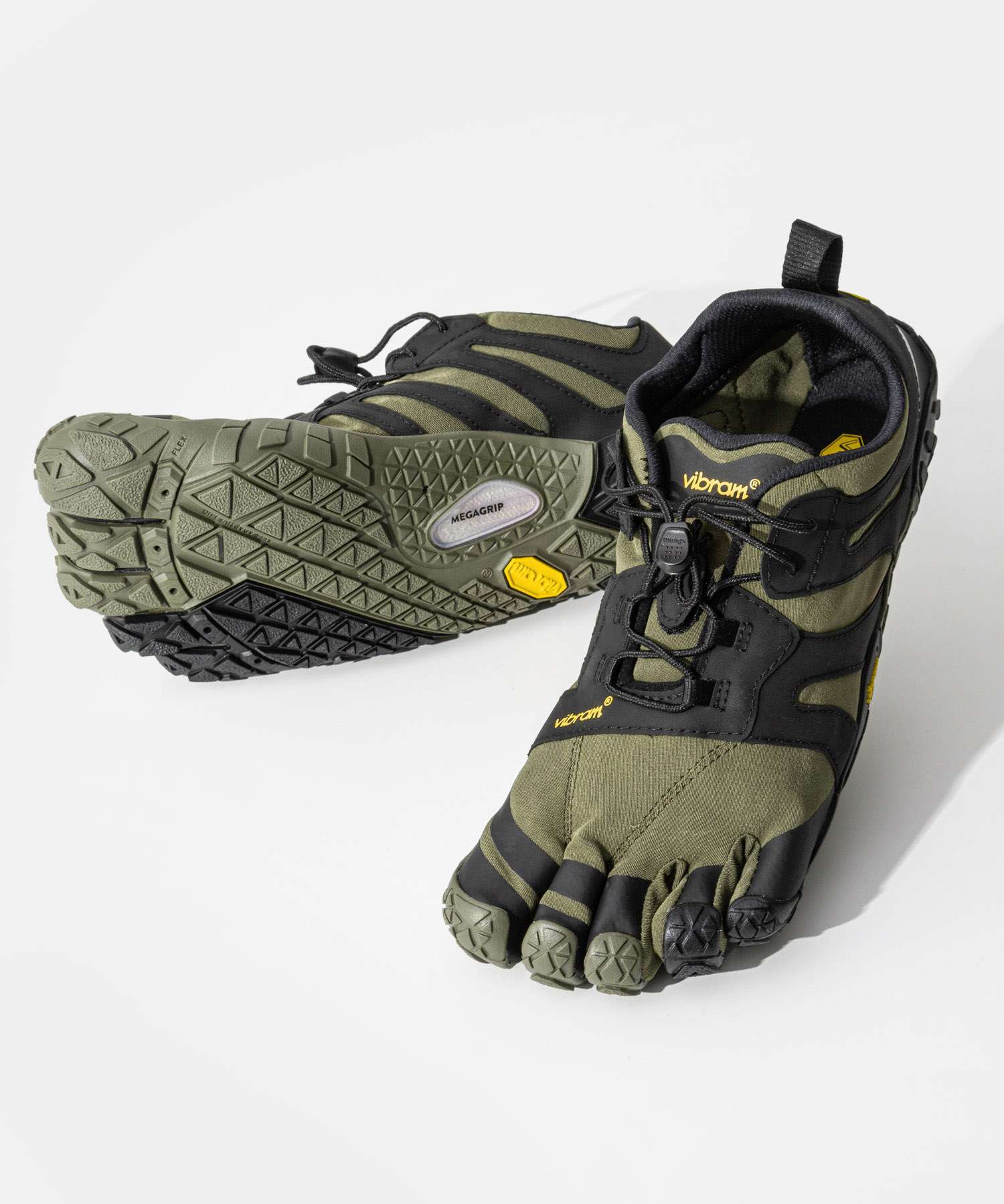 ビブラムファイブフィンガーズ Vibram FiveFingers ビブラム ファイブフィンガーズ Vibram FiveFingers V-Trail 2.0 19M7602 トレイル ランニング ベアフット 五本指 メンズ シューズ （IVY×BLACK/アイボリー×ブラック） IVY×BLACK/アイボリー×ブラック