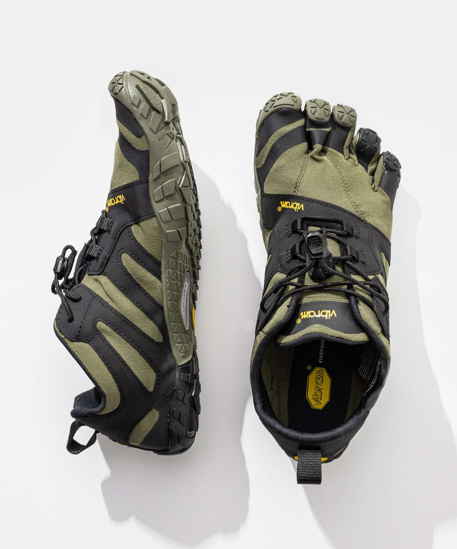 ビブラムファイブフィンガーズ Vibram FiveFingers ビブラム ファイブフィンガーズ Vibram FiveFingers V-Trail 2.0 19M7602 トレイル ランニング ベアフット 五本指 メンズ シューズ （IVY×BLACK/アイボリー×ブラック） IVY×BLACK/アイボリー×ブラック