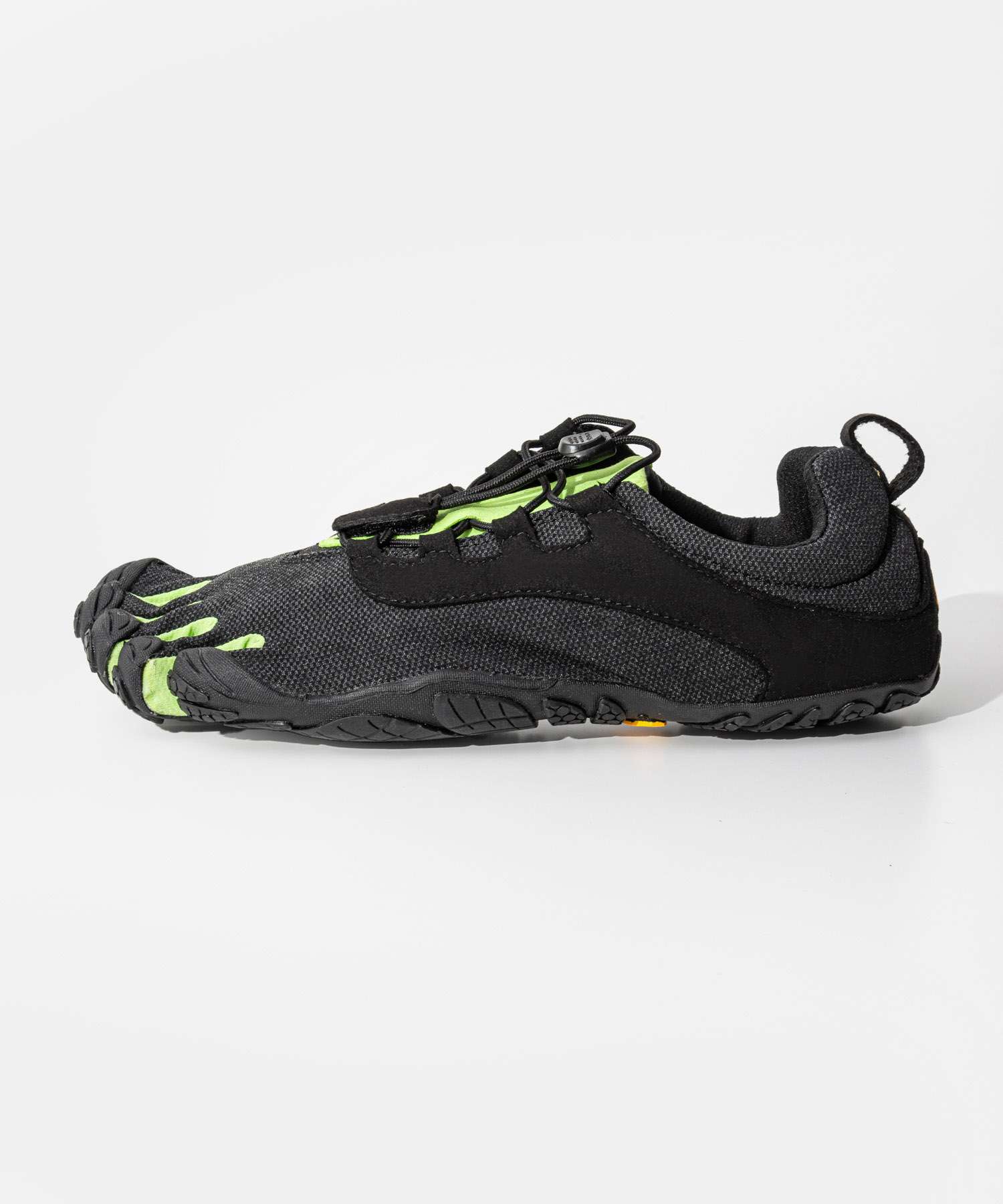 ビブラムファイブフィンガーズ Vibram FiveFingers ビブラム ファイブフィンガーズ Vibram FiveFingers V-Run Retro 21M8002 レトロ ベアフットシューズ 五本指 メンズ シューズ （BLACK×GREEN×BLACK） BLACK×GREEN×BLACK