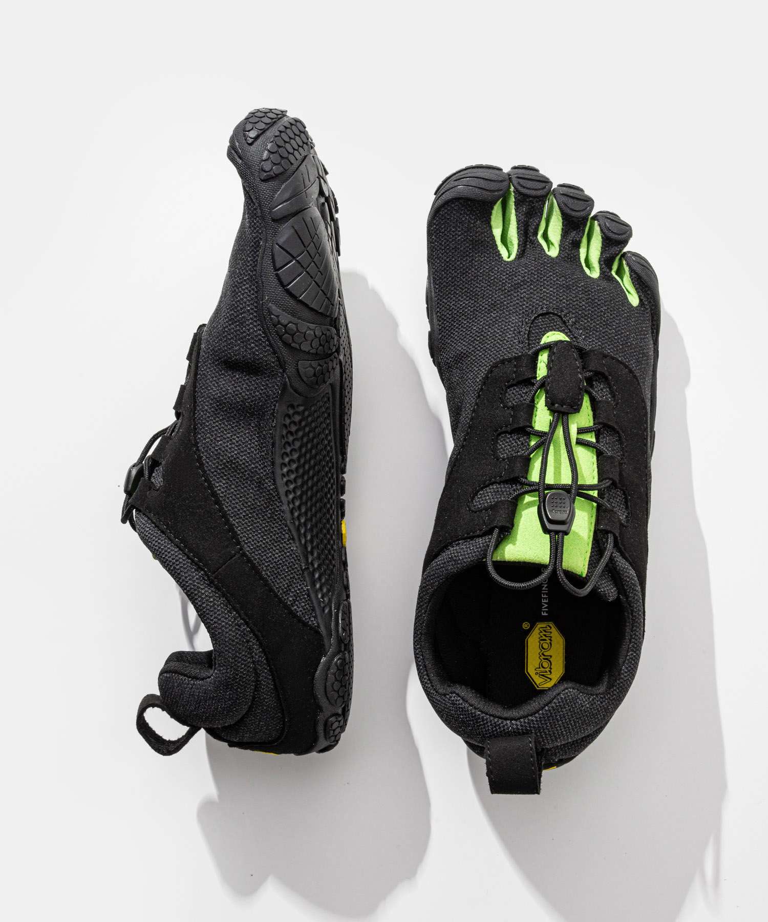 ビブラムファイブフィンガーズ Vibram FiveFingers ビブラム ファイブフィンガーズ Vibram FiveFingers V-Run Retro 21M8002 レトロ ベアフットシューズ 五本指 メンズ シューズ （BLACK×GREEN×BLACK） BLACK×GREEN×BLACK