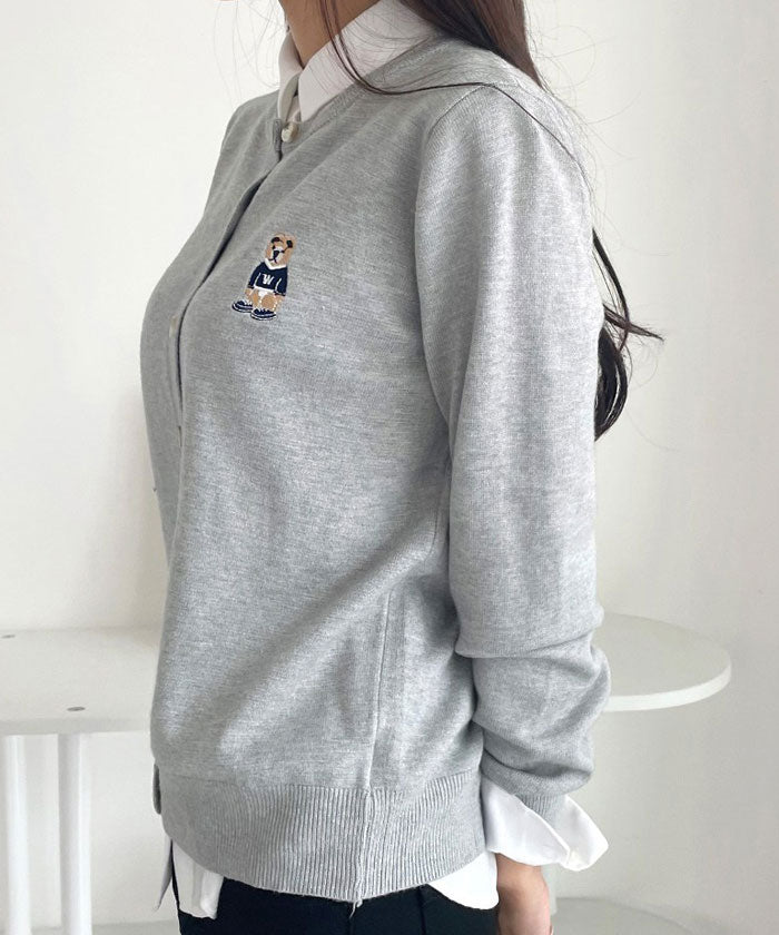 VIVIDLADY VIVIDLADY 毛衣外套 刺繡款 層次感 外套女裝 春秋冬 長袖