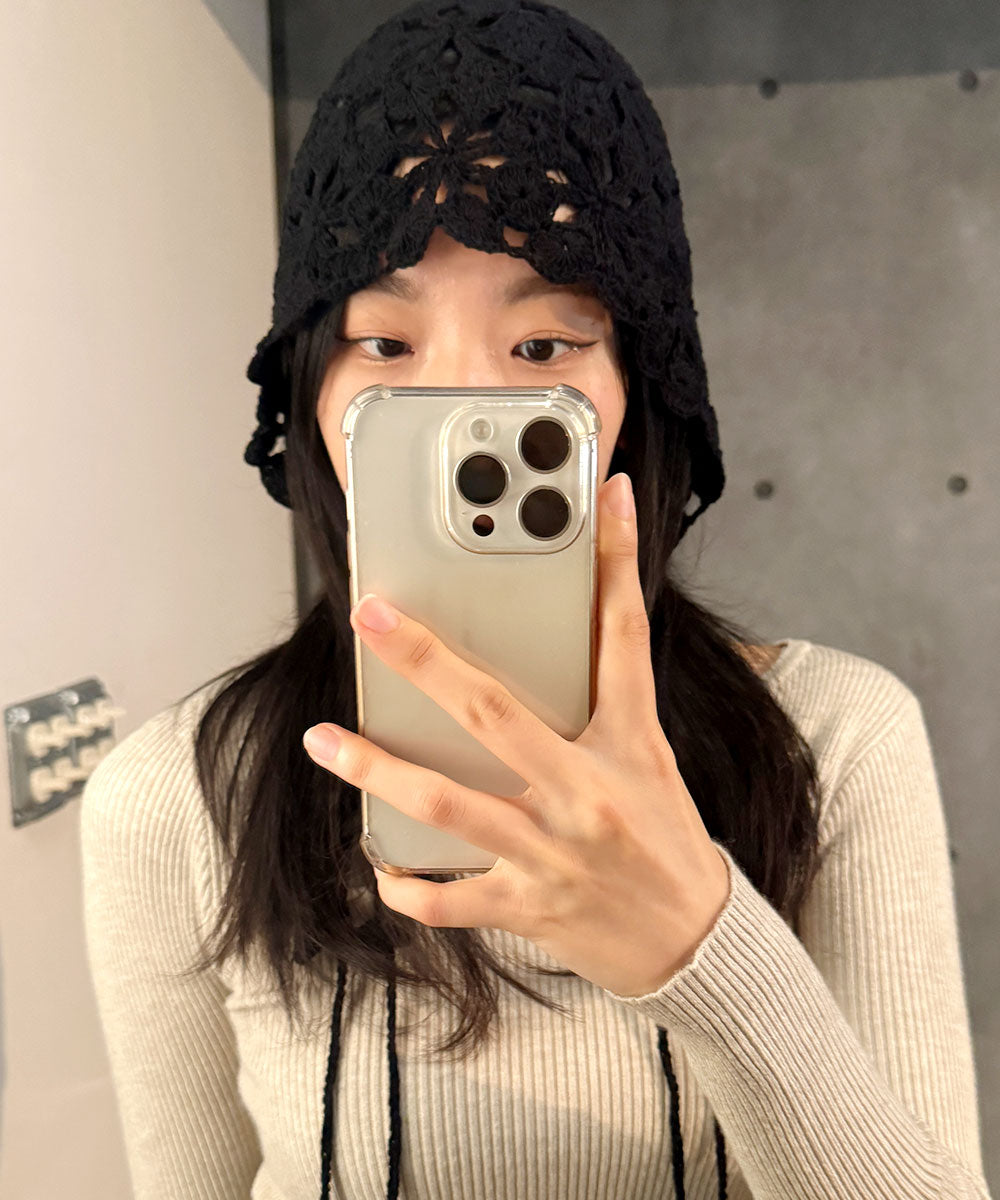 ビビッドレディ VIVIDLADY ニット帽 ニットキャップ ニットcap （ブラック） ブラック
