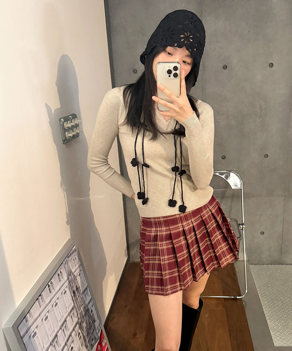 ビビッドレディ VIVIDLADY ニット帽 ニットキャップ ニットcap （ブラック） ブラック