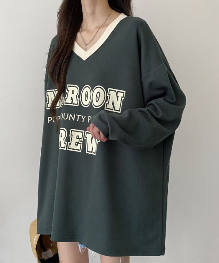 ビビッドレディ VIVIDLADY 韓国ファッション 長袖 tシャツ レディース （グリーン） グリーン