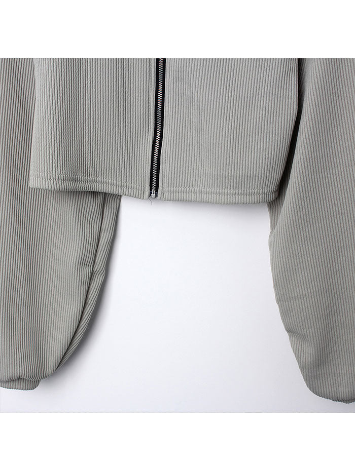 ビビッドレディ VIVIDLADY ジップアップカットソー 全3色 （カーキ） カーキ