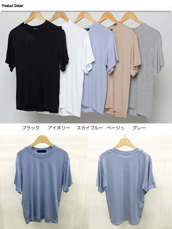 ビビッドレディ VIVIDLADY すっきりとしたクルーネックtシャツ レディース （グレー） グレー