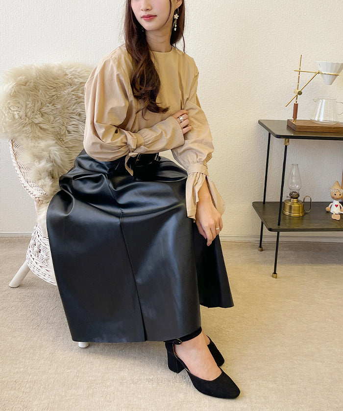 ビビッドレディ VIVIDLADY すっきりとした上品な印象のブラウス （ピンク） ピンク