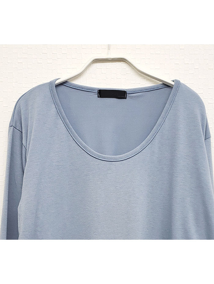 ビビッドレディ VIVIDLADY ベーシックUネックtシャツ長袖