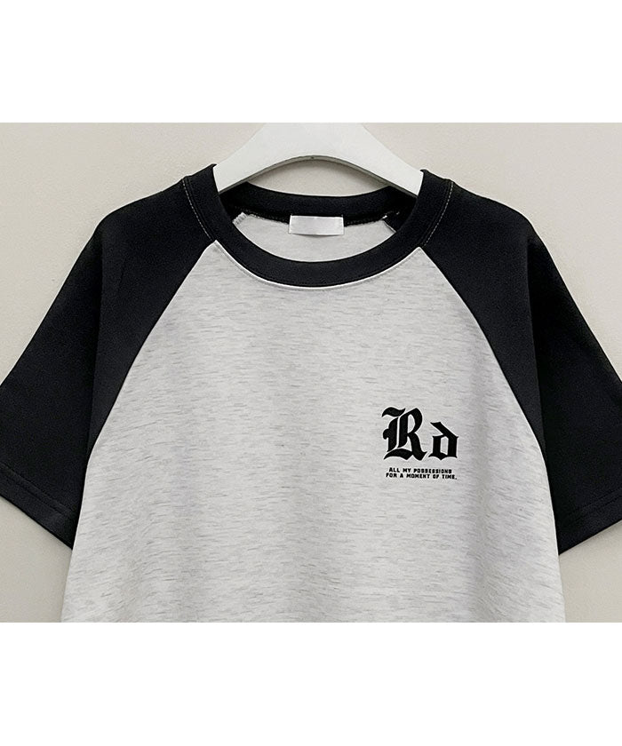 ビビッドレディ VIVIDLADY 配色ラグラン半袖Tシャツ レディース 夏 （ネイビー） ネイビー
