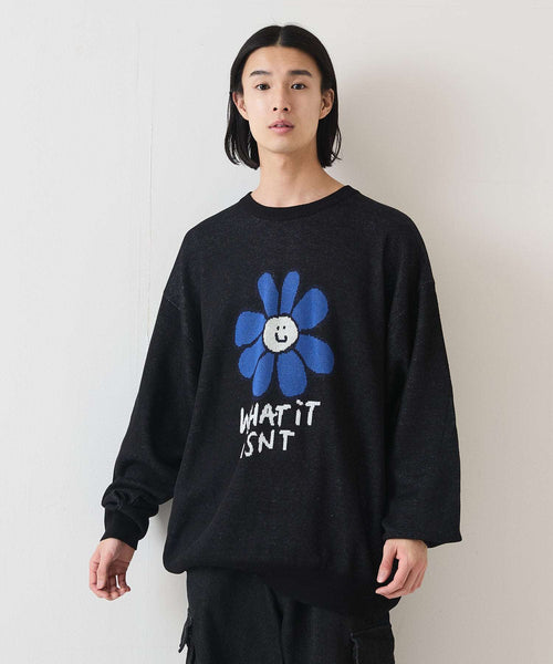 d*3様 H.ANARCHYISM for PLUS カットソー What it isn't Art by Mark Gonzales ART BY MARK GONZALES 【What it