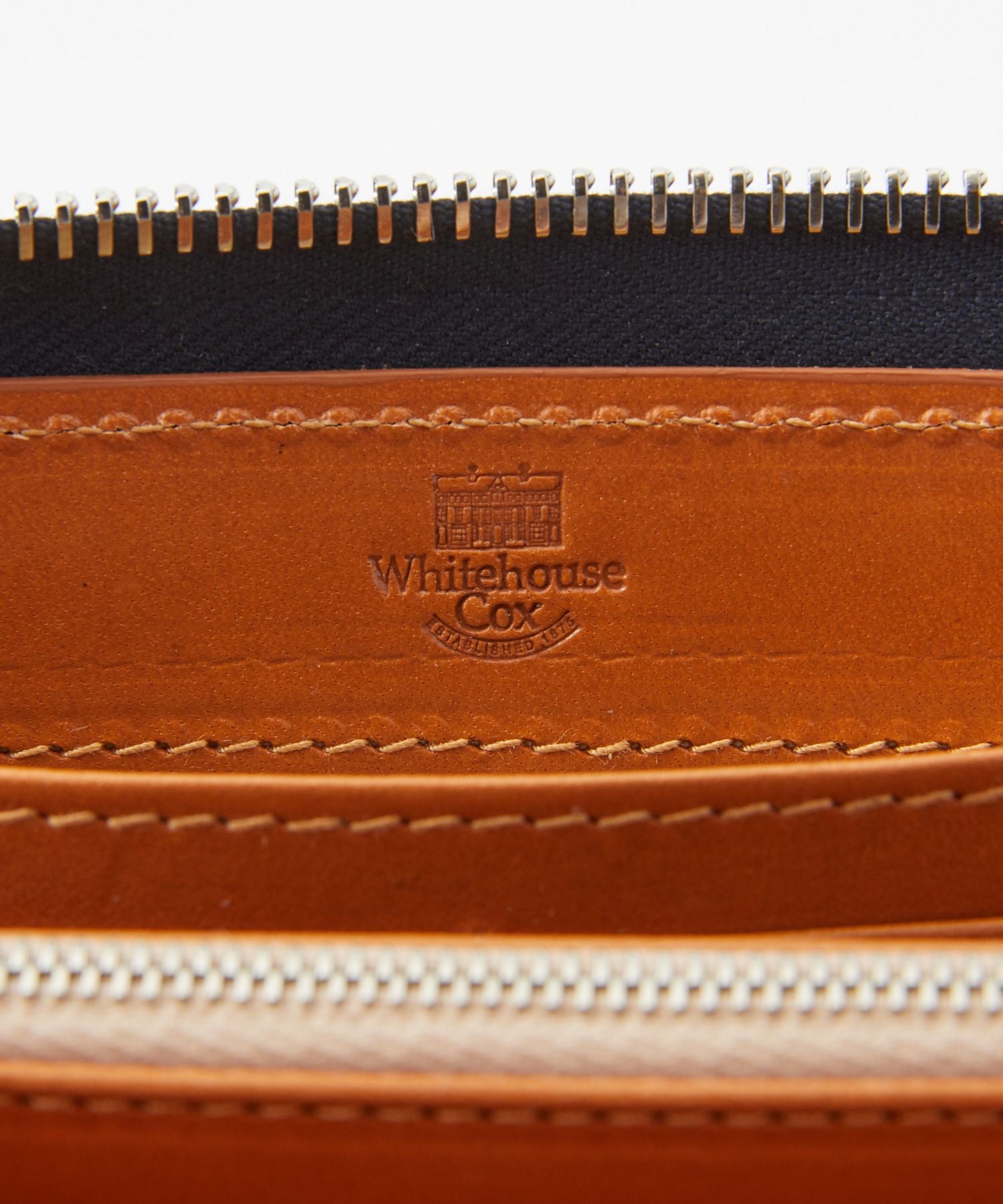 ホワイトハウスコックス Whitehouse Cox ホワイトハウスコックス 長財布 Whitehouse Cox S1088 メンズ 財布 レザー 本革 ラージ ジップ ラウンド パース ロゴ プレゼント ブラン