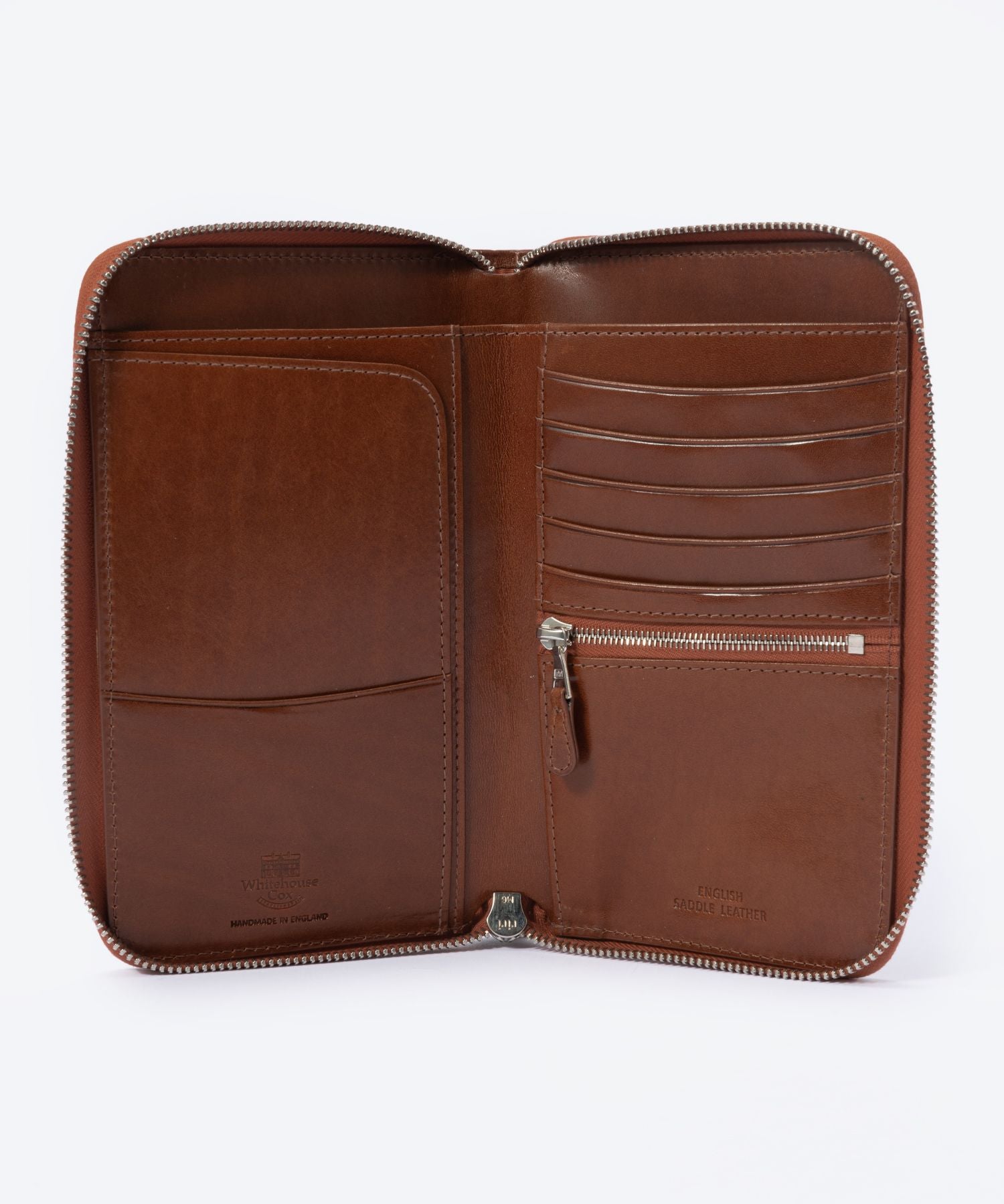 ホワイトハウスコックス Whitehouse Cox ホワイトハウスコックス Whitehouse Cox ES1090 長財布 ZIP ROUND TRAVEL WALLET メンズ 財布 トラベルウォレット ロ