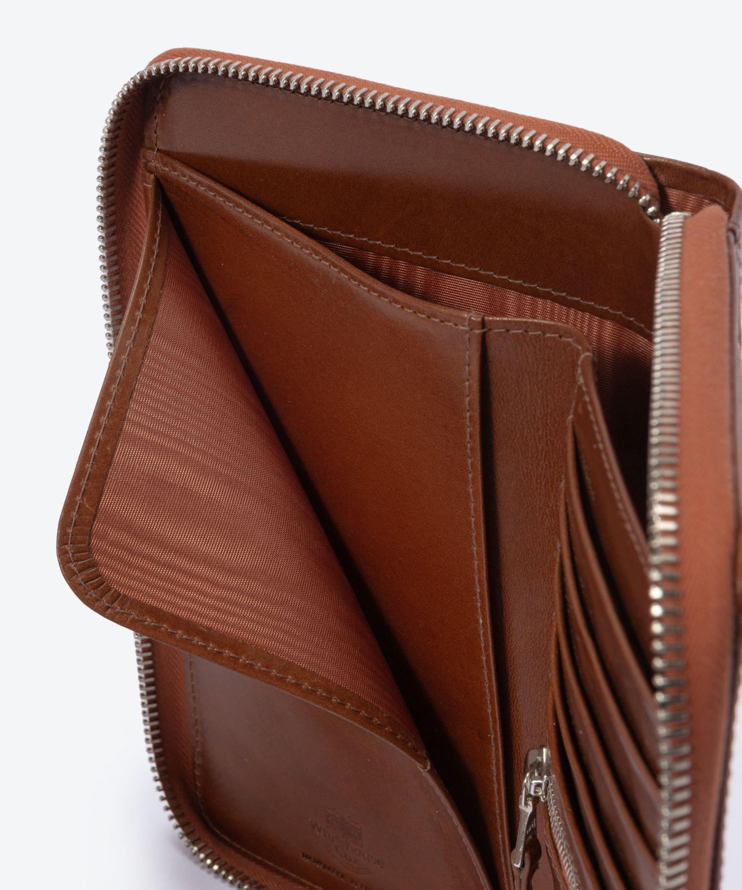 ホワイトハウスコックス Whitehouse Cox ホワイトハウスコックス Whitehouse Cox ES1090 長財布 ZIP ROUND TRAVEL WALLET メンズ 財布 トラベルウォレット ロ