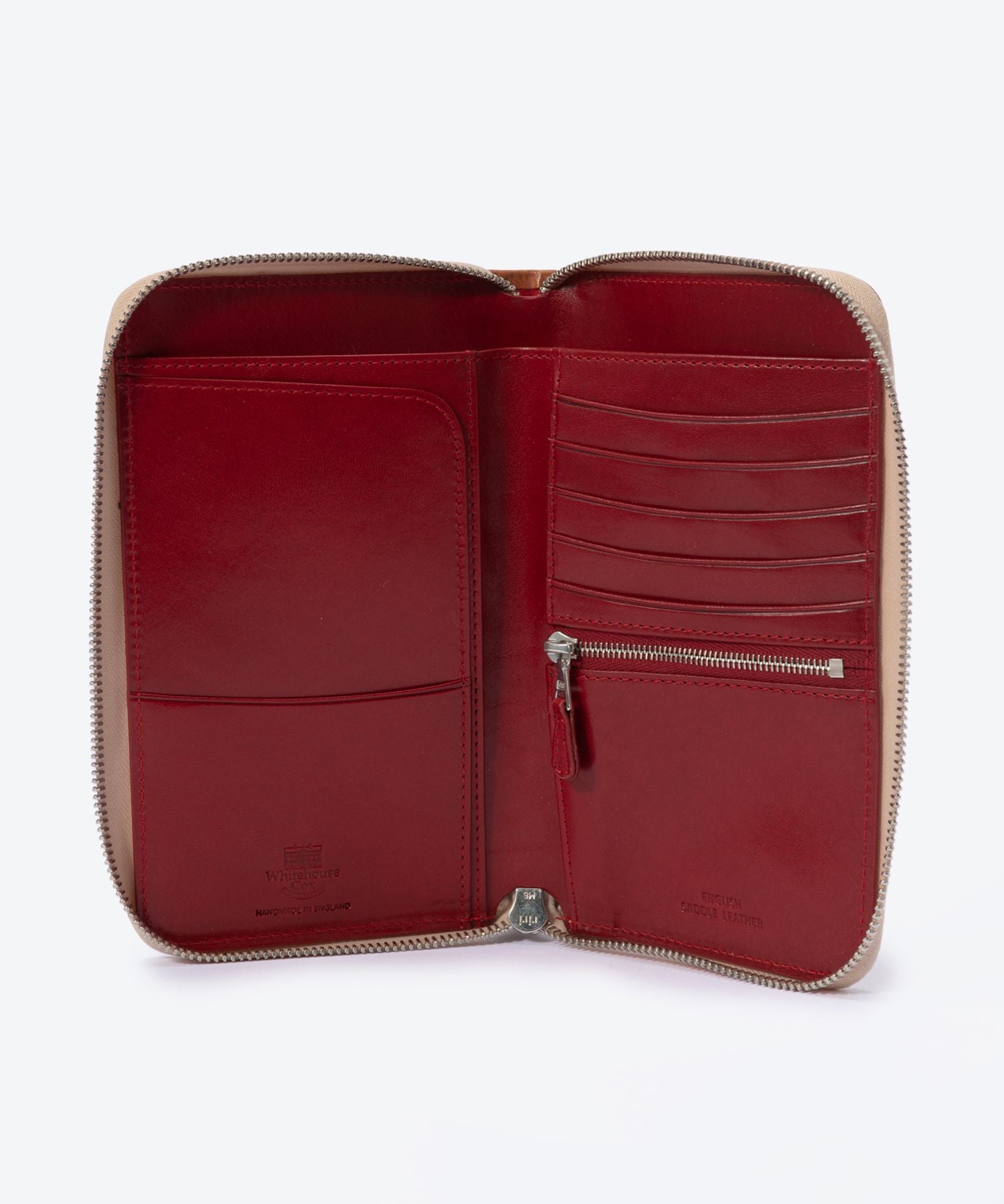 ホワイトハウスコックス Whitehouse Cox ホワイトハウスコックス Whitehouse Cox ES1090 長財布 ZIP ROUND TRAVEL WALLET メンズ 財布 トラベルウォレット ロ