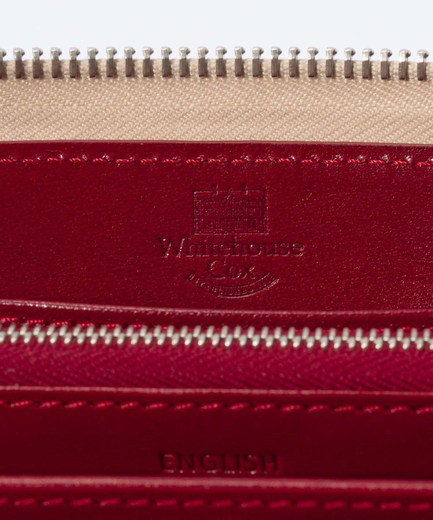 ホワイトハウスコックス Whitehouse Cox ホワイトハウスコックス Whitehouse Cox ES1088 長財布 ZIP ROUND PURSE メンズ 財布 ロングウォレット レザー 本革 サドル