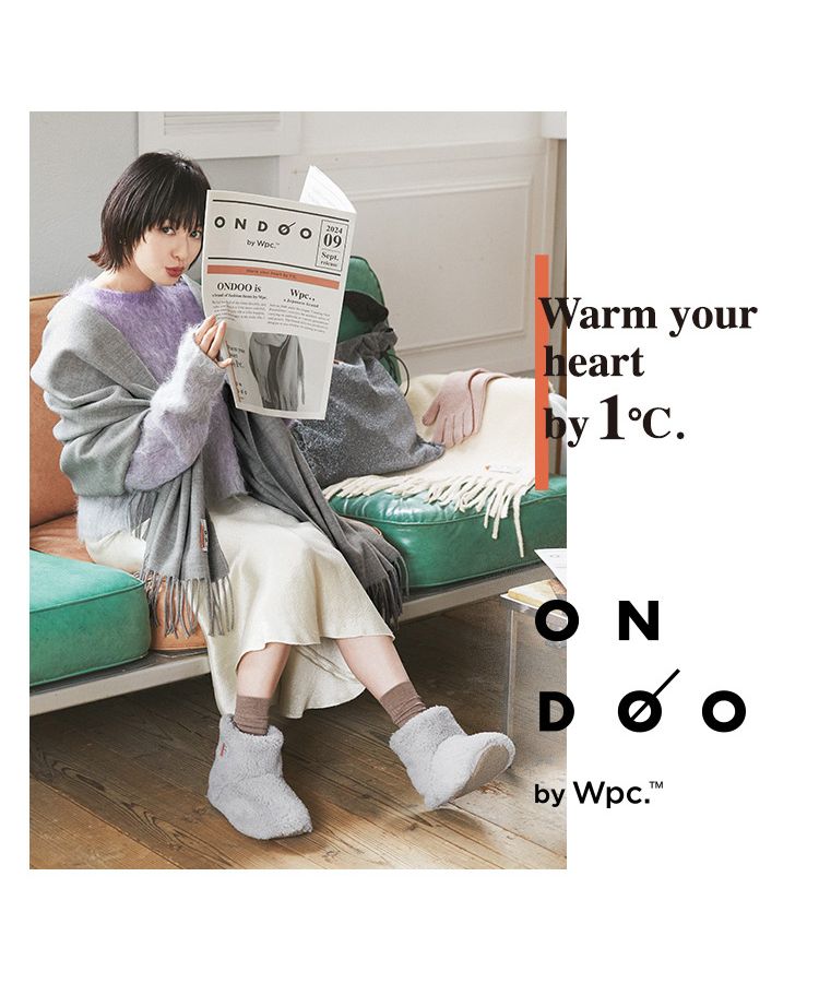 [Wpc. Official] Room Shoes ONDOO Fluffy Room Boots