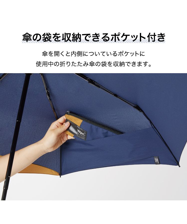 [Wpc. Official] Umbrella UNISEX Back Protect Folding Umbrella Large Size Bag Waterproof Continuous Water Repellent Sun and Rain Dual Use Men's Women's Folding Umbrella