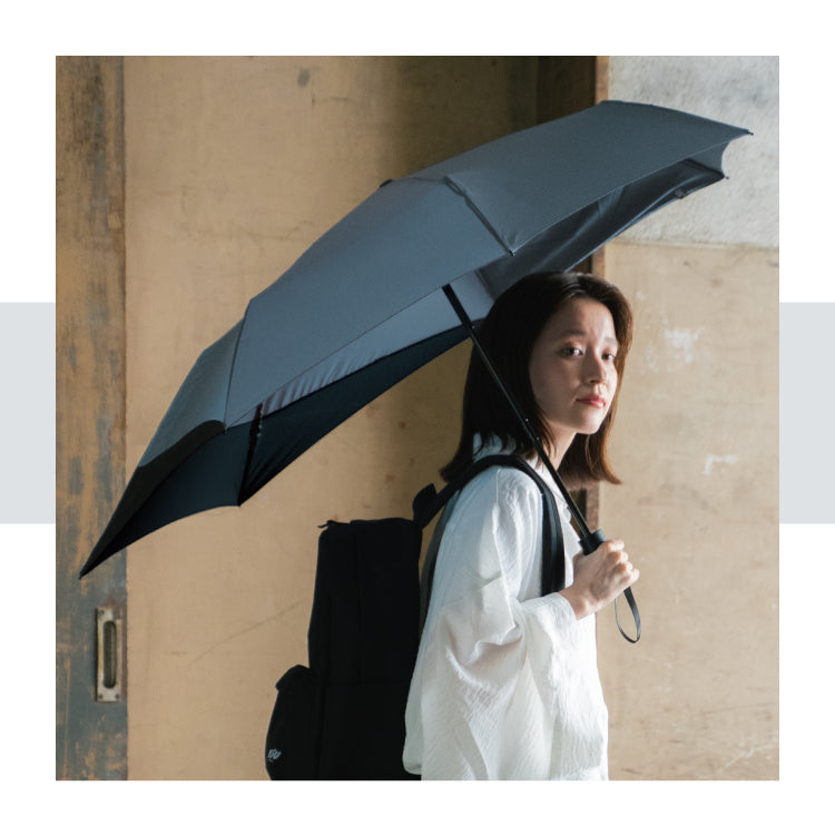 [Wpc. Official] Umbrella UNISEX Back Protect Folding Umbrella Large Size Bag Waterproof Continuous Water Repellent Sun and Rain Dual Use Men's Women's Folding Umbrella