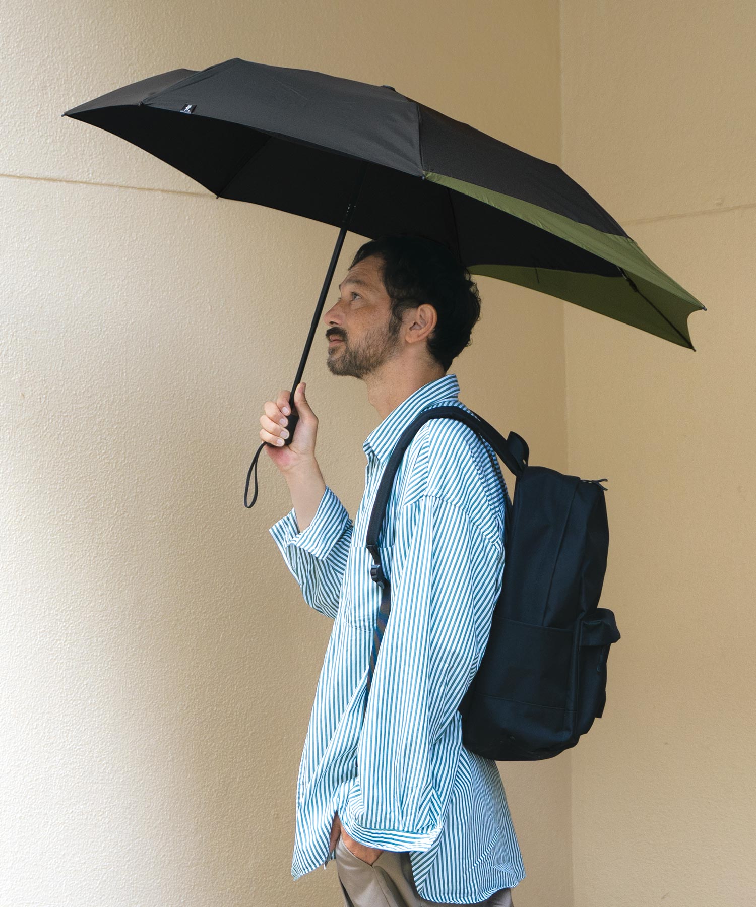 [Wpc. Official] Umbrella UNISEX Back Protect Folding Umbrella Large Size Bag Waterproof Continuous Water Repellent Sun and Rain Dual Use Men's Women's Folding Umbrella