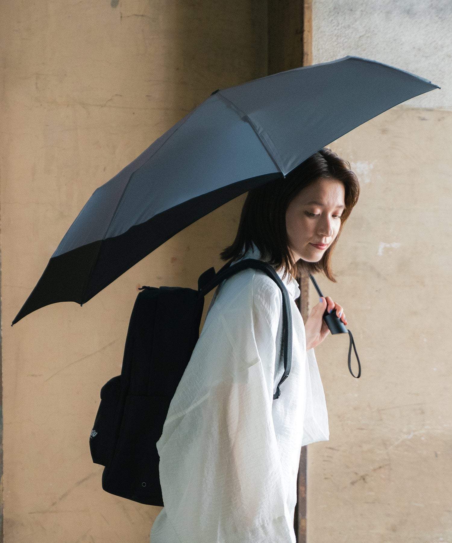 [Wpc. Official] Umbrella UNISEX Back Protect Folding Umbrella Large Size Bag Waterproof Continuous Water Repellent Sun and Rain Dual Use Men's Women's Folding Umbrella