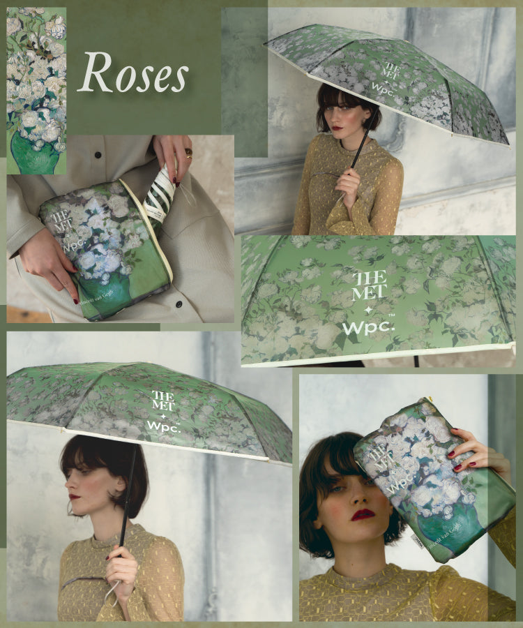 【Wpc.公式】ビニール傘 メトロポリタン美術館 名画アンブレラ ミニ 49cm 傘 レディース 雨傘 折りたたみ傘 折り畳み傘 折りたたみ 折り畳み