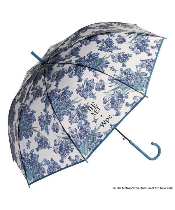 【Wpc.公式】ビニール傘 メトロポリタン美術館 名画アンブレラ 61cm 大きい ジャンプ傘 傘 レディース 雨傘 長傘 （ファン・ゴッホ/アイリス） ファン・ゴッホ/アイリス