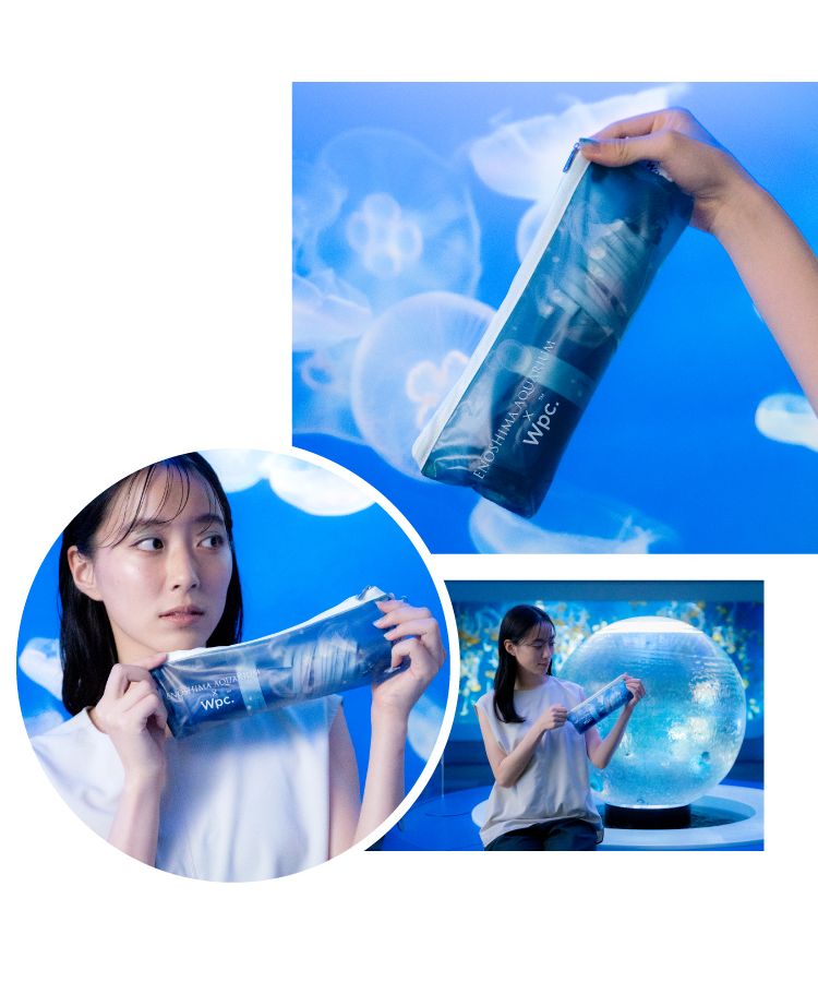 ダブリュピーシー Wpc. 【Wpc.公式】［ビニール傘］えのすい×Wpc. アンブレラ ミニ 親骨50cm 傘 レディース 雨傘 折り畳み傘 おしゃれ 可愛い 女性 通