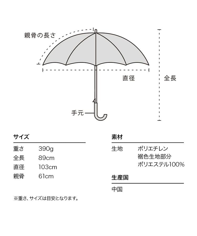 【Wpc.公式】［ビニール傘］やなぎさわごう×Wpc.シマエナガアンブレラ 61cm 長傘 ジャンプ傘 レディース 傘 鳥柄 シマエナガ