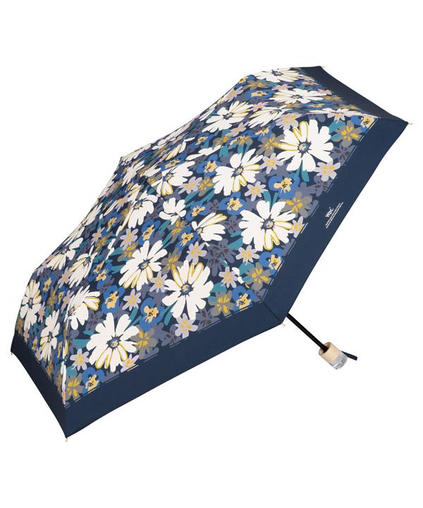 【Wpc.公式】雨傘 ブルーミングフラワー ミニ 50cm 軽量 晴雨兼用 傘 レディース 折りたたみ傘 折り畳み傘 折りたたみ 折り畳み