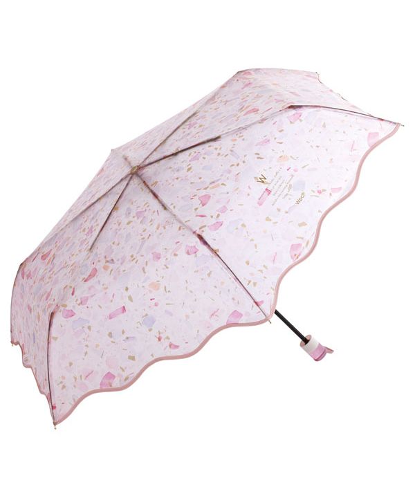 【Wpc.公式】ビニール傘 ペールストーンアンブレラ ミニ 54cm 傘 レディース 雨傘 折りたたみ傘 折り畳み傘 折りたたみ 折り畳み