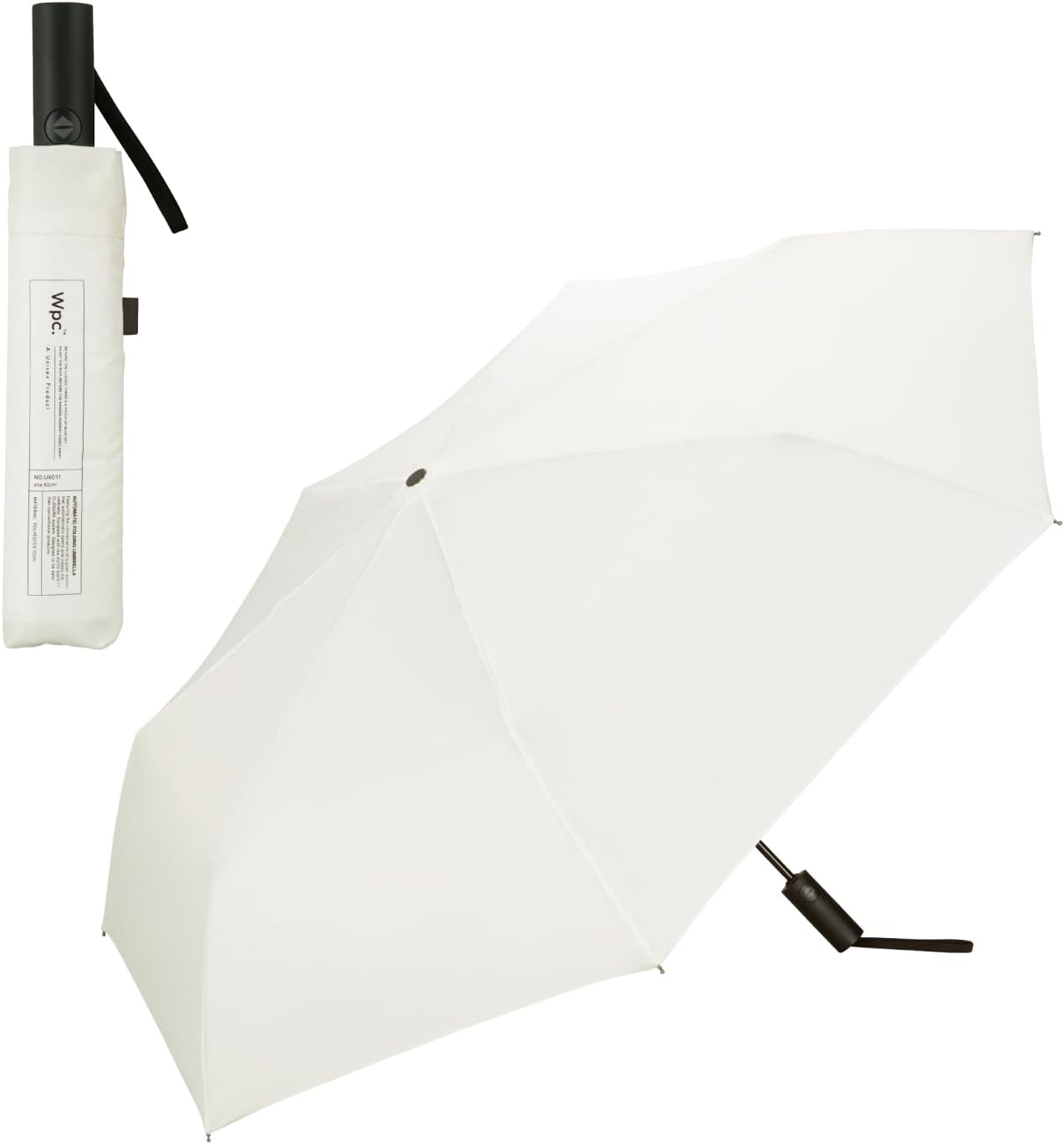 【Wpc.官方】雨傘 UNISEX AUTOMATIC FOLD 62cm 大型 大型 自動開合 自動開合傘 晴雨兩用 傘 男士 女士 摺疊傘