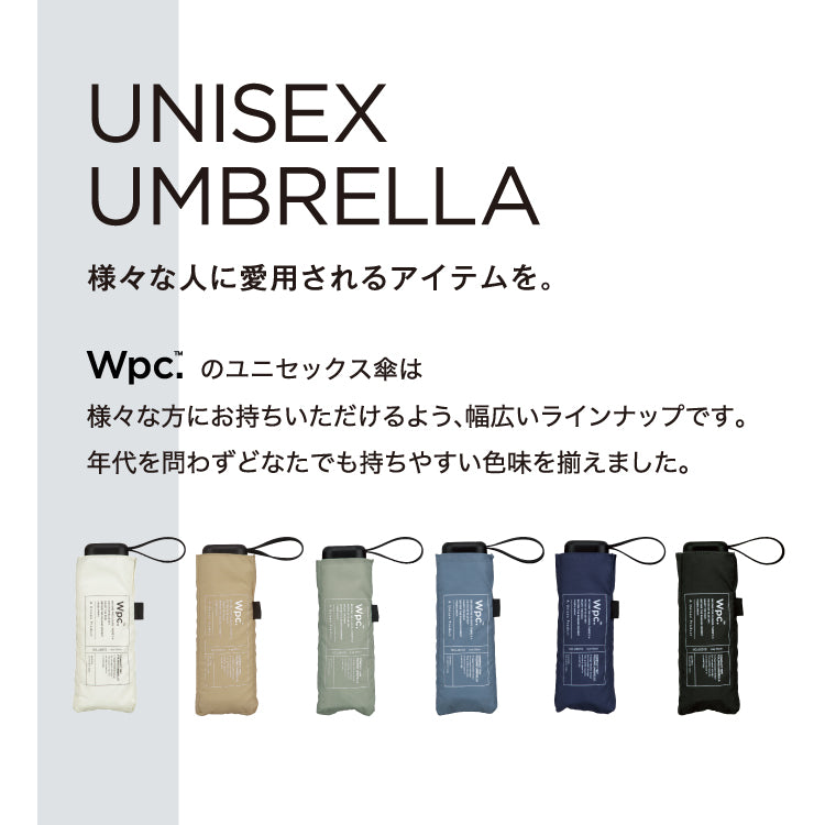【Wpc.官方】雨傘 UNISEX COMPACT TINY FOLD 親骨55cm 大型 晴雨兼用 傘 男性 女性 折疊傘 男性 女性 時尚