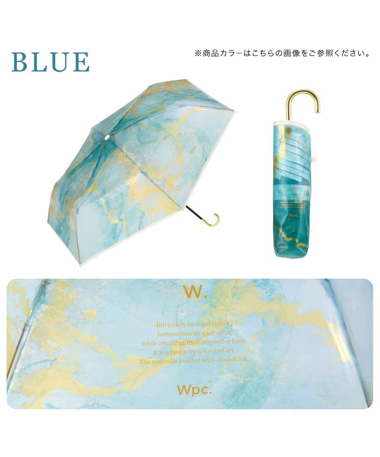 【Wpc.公式】［ビニール傘］インクアートアンブレラ ミニ 親骨49cm 傘 レディース 雨傘 折り畳み傘 おしゃれ 可愛い 女性 通勤 通学