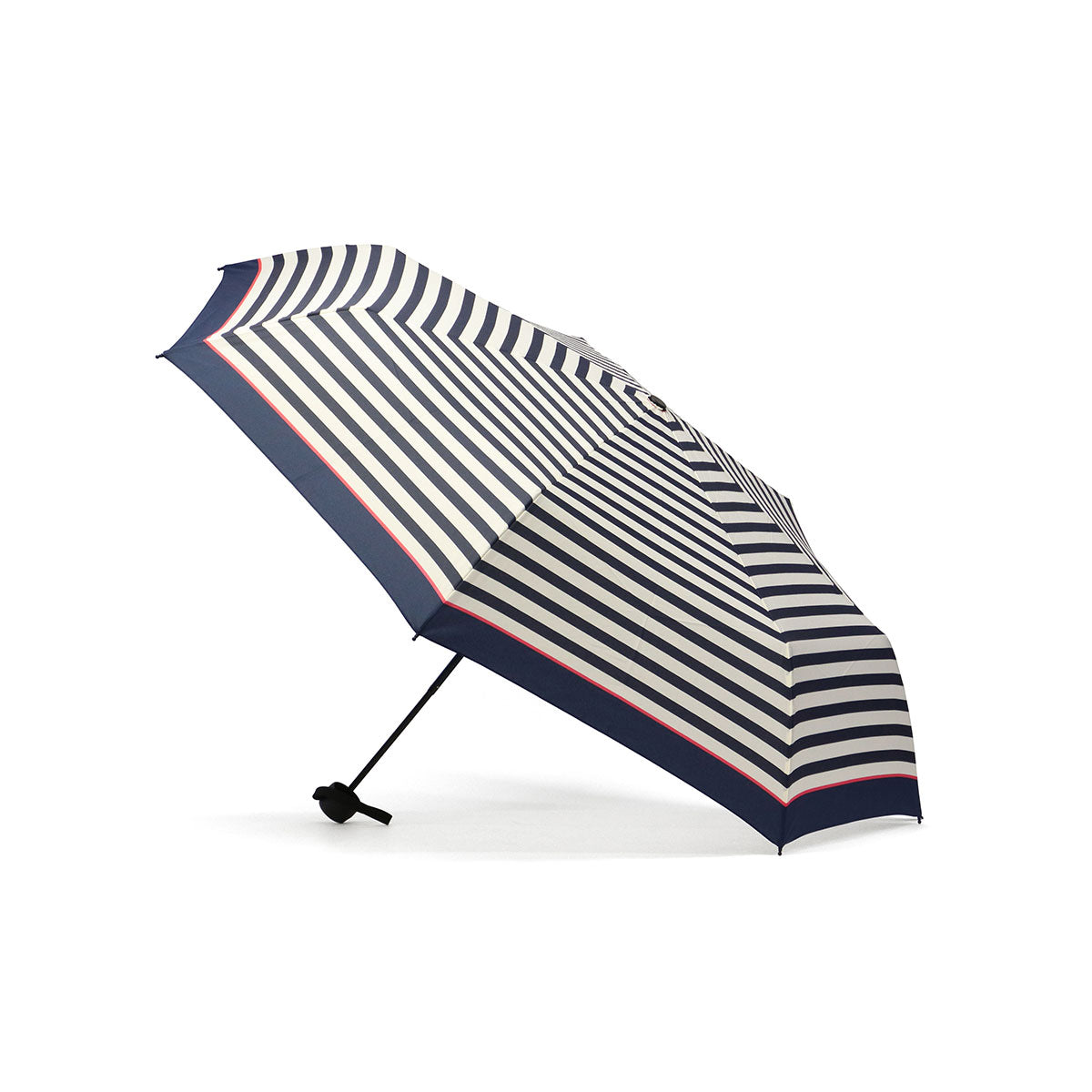 ダブリュピーシー Wpc. 傘 折りたたみ傘 メンズ レディース 晴雨兼用 大きめ 58cm 手開き 手動 雨傘 手動開閉 7本骨 UV 大人 ケース付き 通勤 通学 UNISEX BASIC FOLDING UX001（ピンクラインボーダー） ピンクラインボーダー