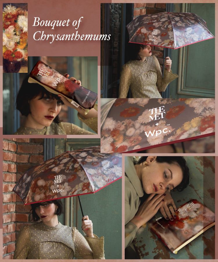 【Wpc.公式】ビニール傘 メトロポリタン美術館 名画アンブレラ ミニ 49cm 傘 レディース 雨傘 折りたたみ傘 折り畳み傘 折りたたみ 折り畳み