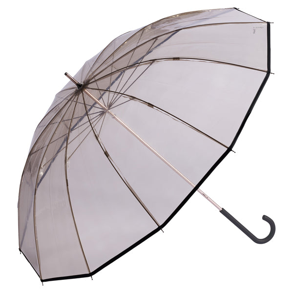 【Wpc.】ビニール傘 Wpc. classic PLASTIC 12K UMBRELLA 63cm 12本骨 耐風 丈夫 大きい 長傘 メンズ レディース （ブラック） ブラック