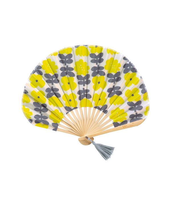【Wpc.公式】ギフトボックス入り扇子 おしゃれ 可愛い 北欧柄 レディース 女性 ギフト プレゼント おしゃれ 可愛い 女性 （フラワーパレードイエロー） フラワーパレードイエロー