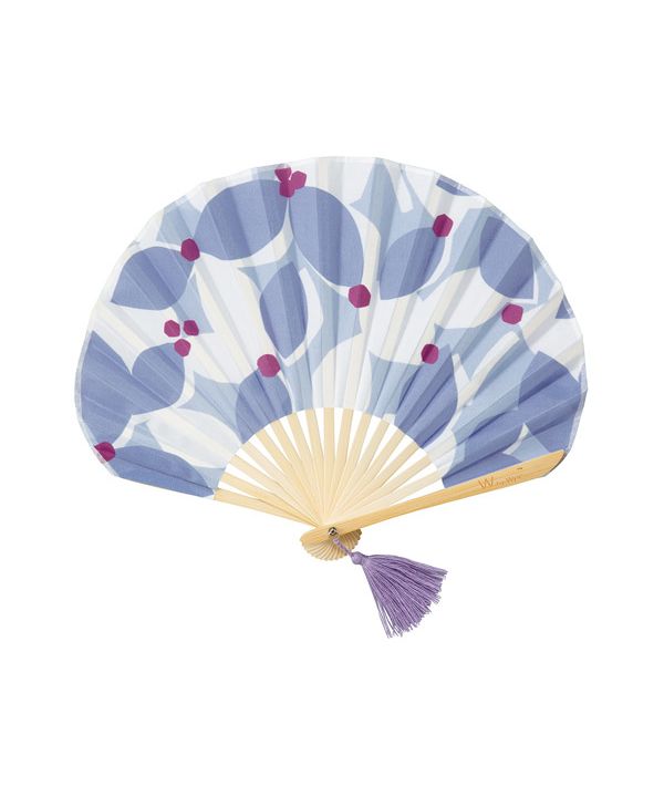 【Wpc.公式】ギフトボックス入り扇子 おしゃれ 可愛い 北欧柄 レディース 女性 ギフト プレゼント おしゃれ 可愛い 女性 （ペタルブルー） ペタルブルー