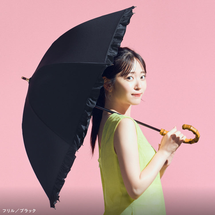 [Wpc. Official] The strongest parasol UVO 8-rib floral 55cm large complete shading heat shielding UV cut 100% for both sunny and rainy weather ladies long umbrella stylish cute