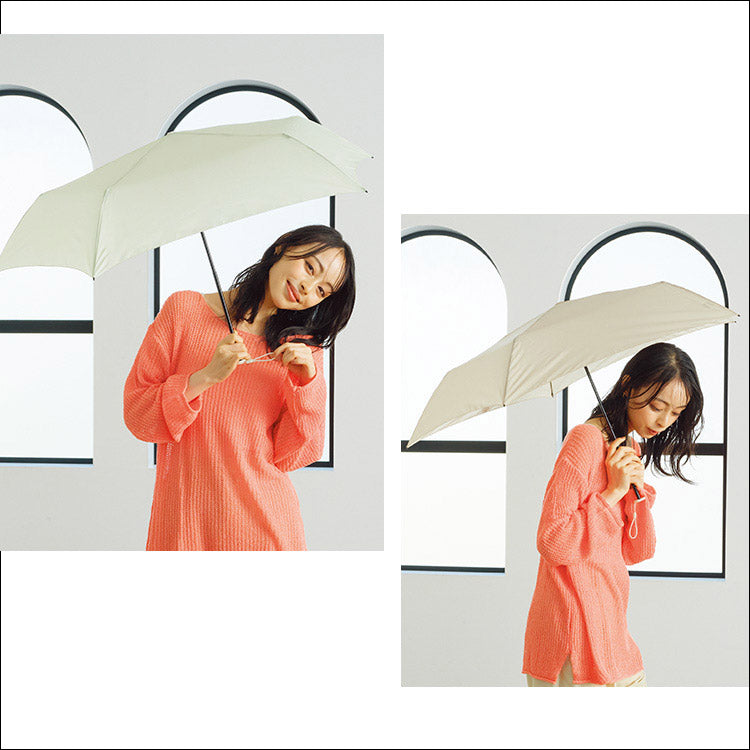 [Wpc. Official] Umbrella [Air-Light] Solid Mini 55cm Large Size Rain and Shine Umbrella for Ladies Folding Umbrella Stylish Cute