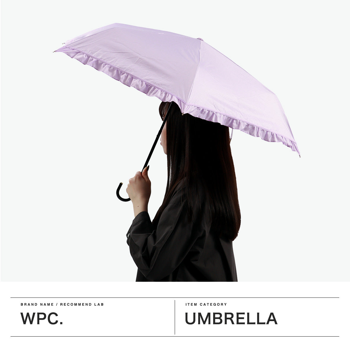 ダブリュピーシー Wpc. 折りたたみ傘 晴雨兼用 レディース コンパクト 完全遮光 UVカット 手開き かわいい おしゃれ ワールドパーティー 50cm 遮光クラシックフリル ミニ 801-11820（ネイビー） ネイビー