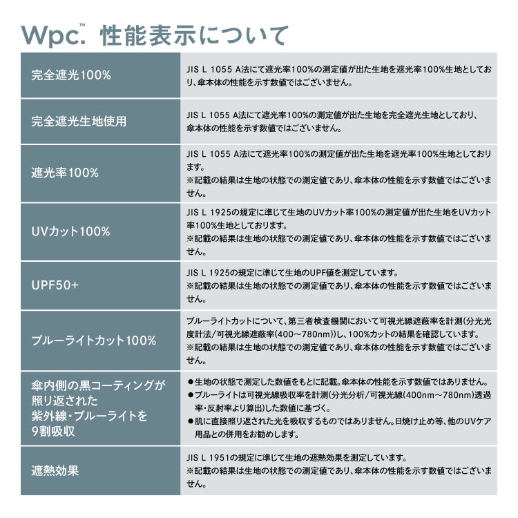 【Wpc.公式】日傘 遮光ニュアンスライン ミニ 完全遮光 遮熱 晴雨兼用 レディース 折りたたみ傘